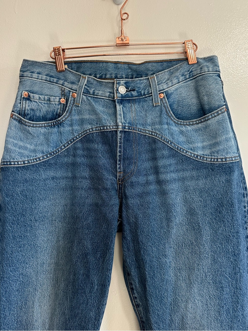 Levi's 501 90's Western Two-Tone Jeans, Size 31 - Picture 3 of 12